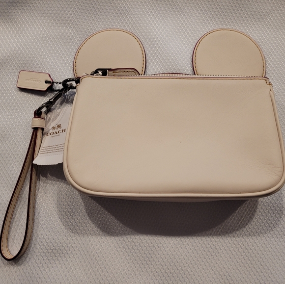Mickey Mouse Disney Coach Wristlet NWT - Picture 2 of 4